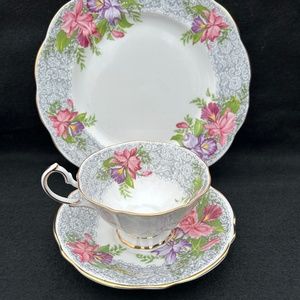 Princess Anne Iris Trio. Collector Place Setting